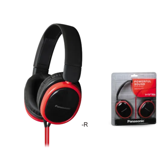 Panasonic RP-HX250 fejhallgató piros