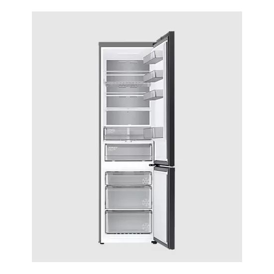 Samsung RB38C7B6D22/EF Bespoke előlap nélküli alulfagyasztós kombinált hűtőszekrény, No Frost, Körkörös hűtés, 276/114L, D energiaosztály 