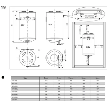 TESY BiLight GCV504420 B11 TSR 50 literes vízmelegítő boyler 