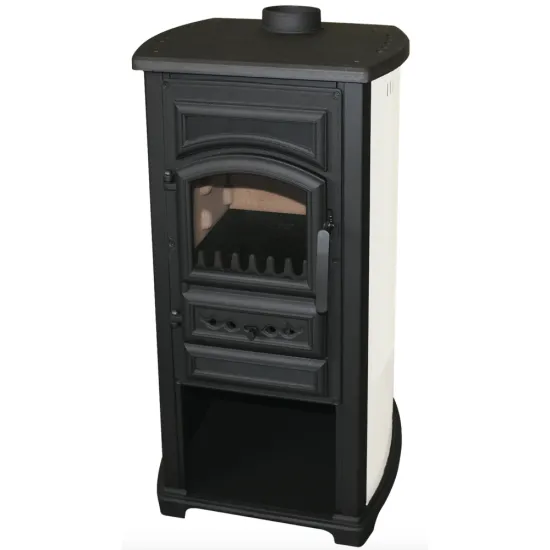 Termo THALIA FORTE kályha bézs vasöntvény tető és ajtó