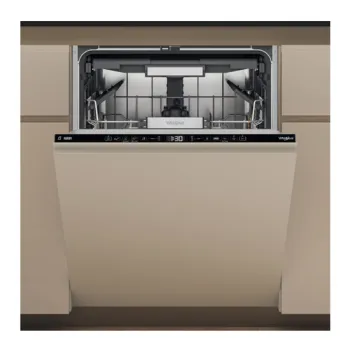 Whirlpool W7I HF60 TUS teljesen beépíthető mosogatógép, 15 terítékes, 3 kosár , 60 cm, automatikus ajtónyitás funkció 