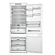 Whirlpool WH SP70 T232 P beépíthető alulfagyasztós kombinált hűtőszekrény 193cm, 295/99L, Total No Frost 
