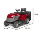 Castelgarden XDC140 gyűjtős fűnyíró traktor, 84cm vágószélesség, mechanikus sebesség váltás, traktor szélesség csak 88cm, 2T2010473/C22