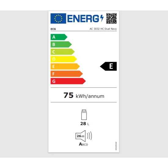 ECG AC3032 HC Dual 28 literes hordozható hűtőtáska, kettős áramellátás – otthoni vagy autós használatra