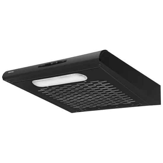 MPM MPM-51-PX-72 konyhai elszívó 50cm fekete mosható fém zsírszűrővel