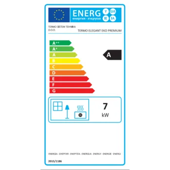 Warnex Elegant Eko kandalló,7kw