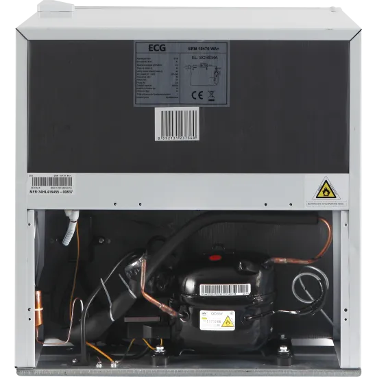 ECG ERM10470 WF mini hűtőszekrény, 43 liter 0° tároló rekesszel 47.2x45x49.2 cm