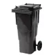 Europlast kuka 60l sötétszürke kerekes hulladék tároló