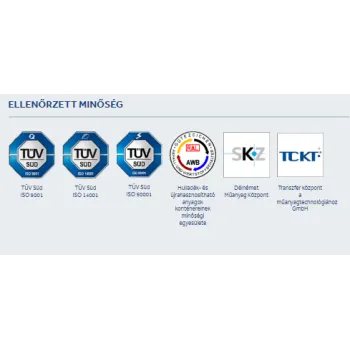Europlast Kuka 120l barna kerekes hulladék tároló