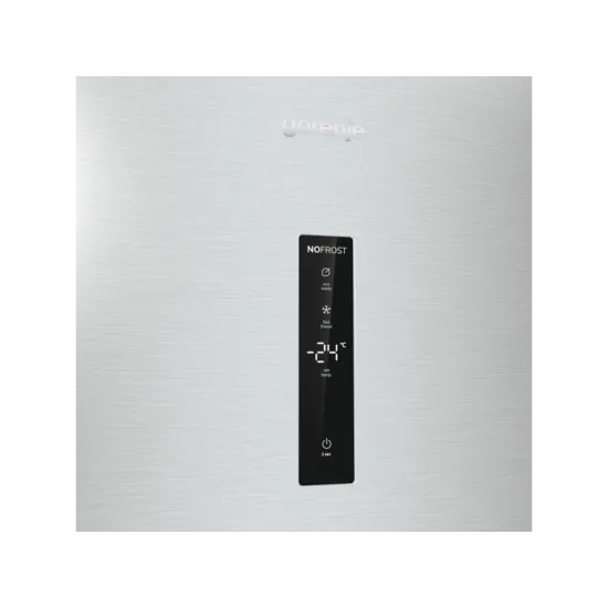 Gorenje FN619EAXL6  inox No Frost fagyasztószekrény 280l, 185 × 59,5 × 63 cm