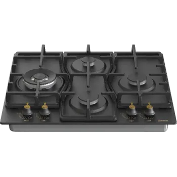 Gorenje GW6D42CLB beépíthető rusztikus gáz főzőlap WOK égővel, 60x52x13 cm