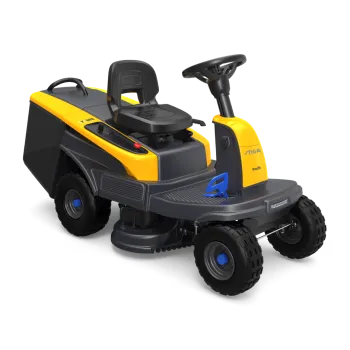 Stiga SWIFT 372e akkumulátoros fűgyűjtős fűnyíró traktor,gyűjtés funkcióval