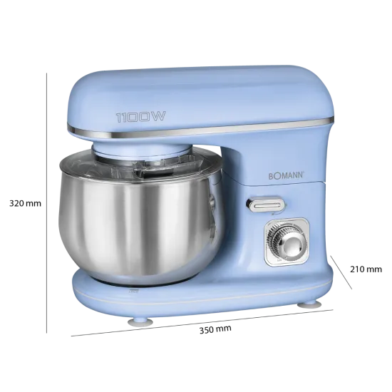 Bomann KM 6030 CB kék konyhai robotgép KM6030CB