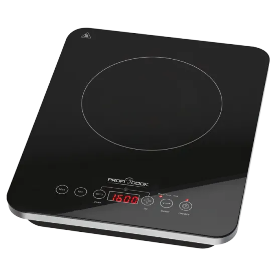 ProfiCook PC-EKI 1062 indukciós egylapos főzőlap 2000W, fekete/ezüst 