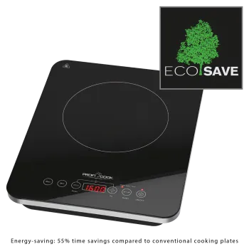 ProfiCook PC-EKI 1062 indukciós egylapos főzőlap 2000W, fekete/ezüst 