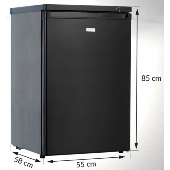 MPM MPM-100-ZS-11 fekete színű fagyasztószekrény 91 liter 4 fiók 58x55x85 cm 