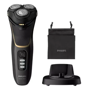 Philips S3333/54 Shaver series 3000  nedves/száraz elektromos borotva  5D Flex fejek, csak vezetékes használat 