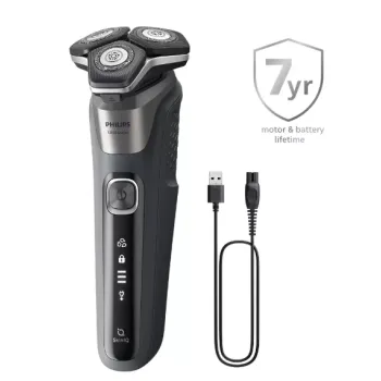 Philips S5887/10 Series 5000 körkéses borotva SkinIQ technológia, nedves/száraz használat, utazótokkal