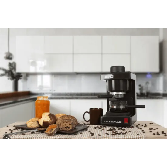 Szarvasi SZV 612/3 fekete Mini Espresso kávéfőző