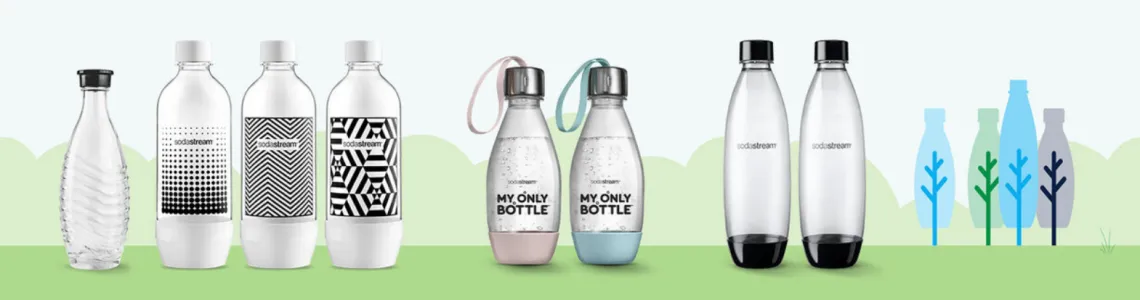 szódagép palackok kiegészítők