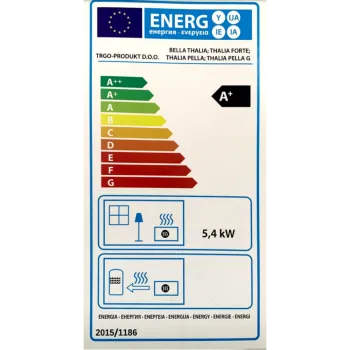 Warnex Bella Thalia ECO kandalló Öntöttvas ajtó és tetővel 5,4kW
