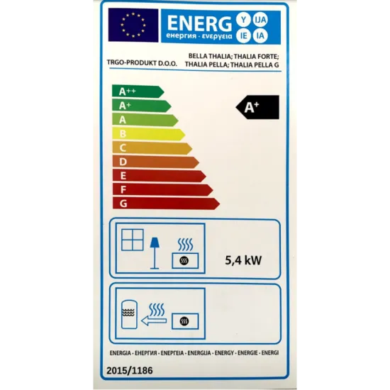 Warnex Bella Thalia ECO kandalló Öntöttvas ajtó és tetővel 5,4kW