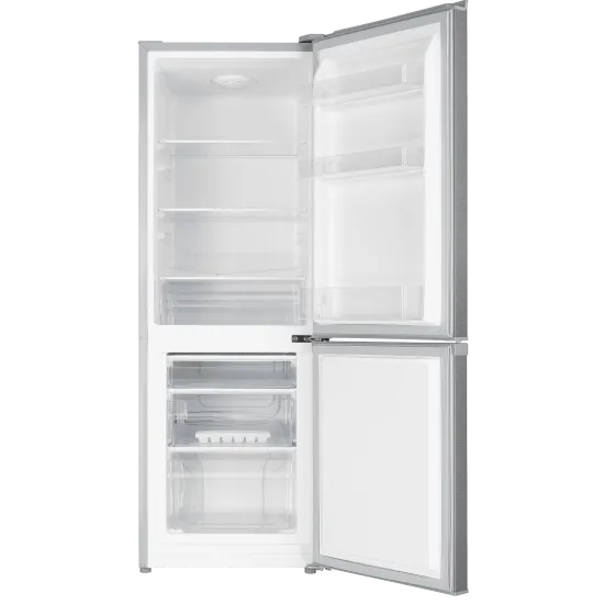 Gorenje RK14EPS4 alulfagyasztós kombinált hűtőszekrény 122/53L, 143x49,5x56,2cm, ezüst szín 