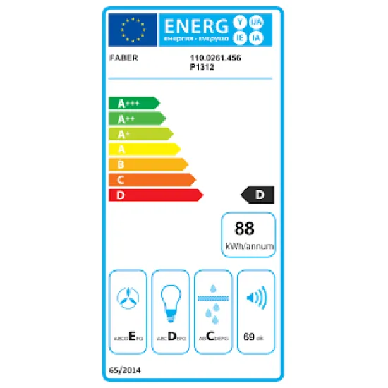 FABER Flexa AM/X A60 110.0261.456 fehér/rozsdamentes előlappal beépíthető és teleszkópos elszívó 60cm