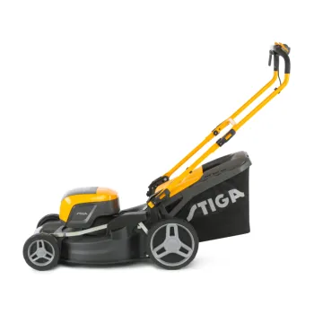 Stiga COMBI 55 SQ DAE akkumulátoros fűnyíró,(akku és töltő nélkül),gyűjtés, mulcsozás, hátsó és oldalsó kidobás,1500W