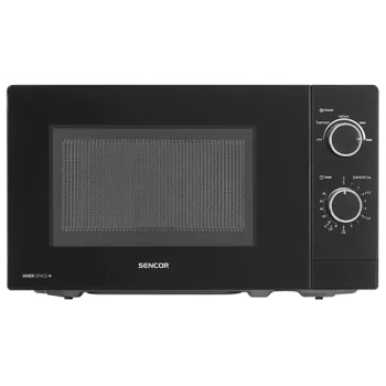 Sencor SMW1719BK mikrohullámú sütő, fekete, 20L