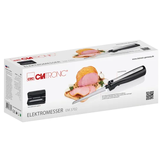 Clatronic EM 3702 fekete-inox elektromos kés