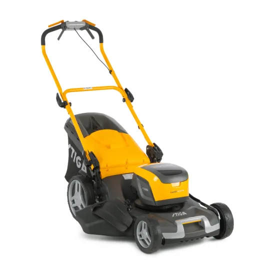 Stiga COMBI 55 SQ DAE akkumulátoros fűnyíró,(akku és töltő nélkül),gyűjtés, mulcsozás, hátsó és oldalsó kidobás,1500W