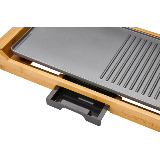 Clatronic TG 3697 asztali grill, bambusz