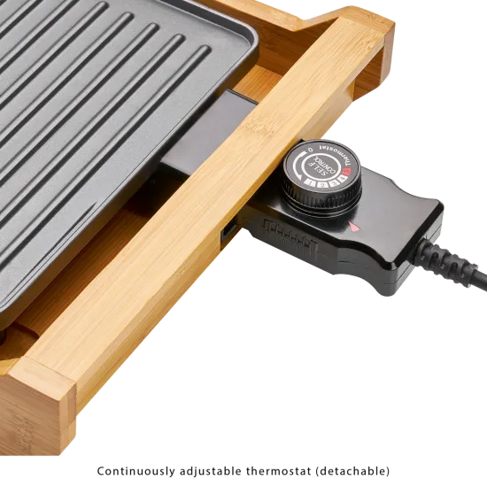 Clatronic TG 3697 asztali grill, bambusz