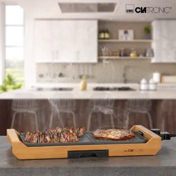 Clatronic TG 3697 asztali grill, bambusz