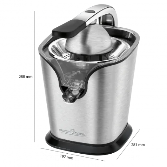 ProfiCook PC-ZP 1154 citrusfacsaró 160W inox