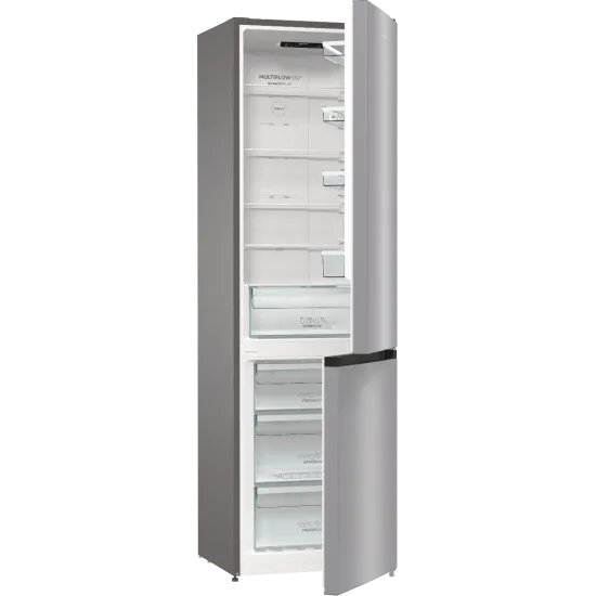 Gorenje NRK6202ES4 NoFrost Plus kombinált hűtőszekrény 235/96 l 60x59.2x200cm, AdaptTech funkcióval