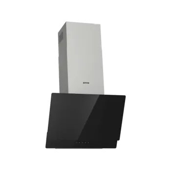 Gorenje WHI649EXBG beépíthető falra szerelhető döntött kürtös konyhai elszívó, 60x33.5x38 cm, ezüst szín 