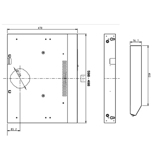 Amica OSE6111W fehér hagyományos 60cm elszívó