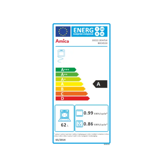 Amica BOC4510 Beépíthető Sütő