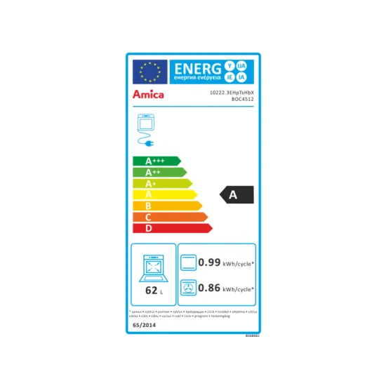 Amica BOC5542 Beépíthető Sütő
