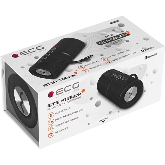ECG BTS K1 Black Bluetooth hangszóró