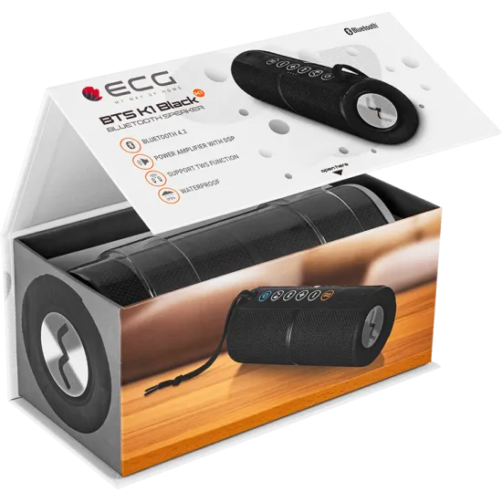 ECG BTS K1 Black Bluetooth hangszóró