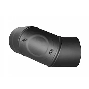 Forgatható füstcső könyök 150mm 1,5mm
