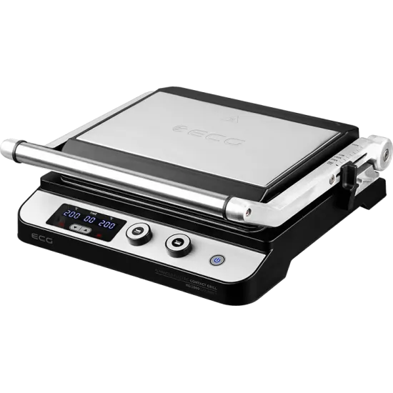 ECG KG 1000 gourmet kontaktgrill KG1000 2 független termosztáttal