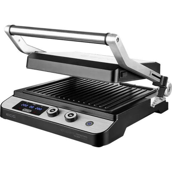 ECG KG 1000 gourmet kontaktgrill KG1000 2 független termosztáttal