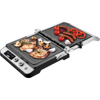 ECG KG 1000 gourmet kontaktgrill KG1000 2 független termosztáttal