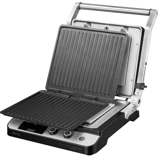 ECG KG 1000 gourmet kontaktgrill KG1000 2 független termosztáttal
