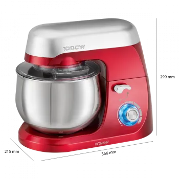 Bomann KM 6009 CB piros konyhai robotgép 1000W