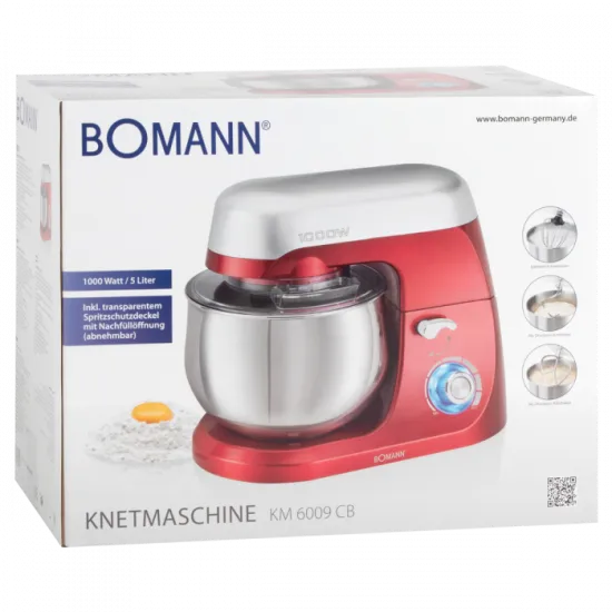 Bomann KM 6009 CB piros konyhai robotgép 1000W
